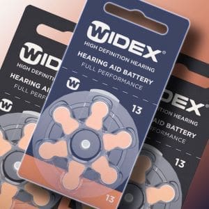 6 Piles per audiòfons WIDEX mod. 13